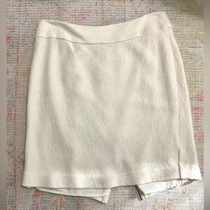 Worn once! Banana Republic Winter White Skirt